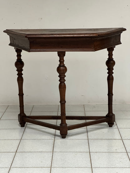 Consolle Luigi XIV lombarda . XVIII secolo