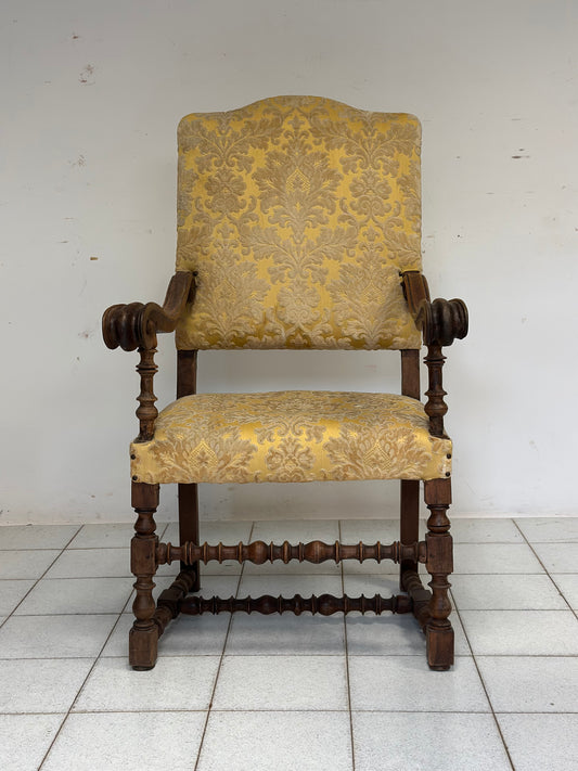 Poltrona trono Luigi XIV Modena inizio 700