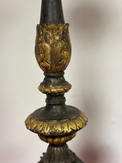 Coppia di candelieri Luigi XIV da palazzo. Lombardia 700