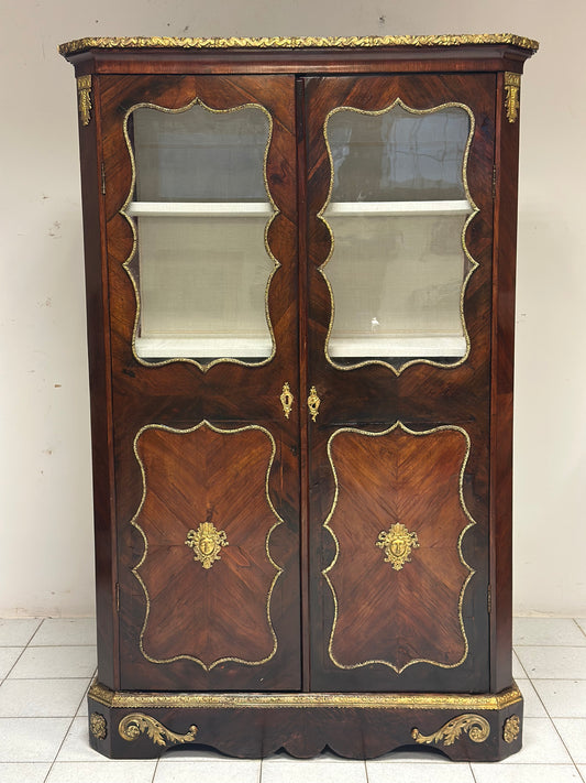 Vetrina cristalliera Napeleone III. Parigi XIX secolo