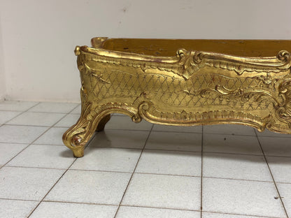 Fioriera in legno intagliato e dorato primi 800