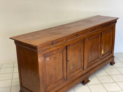 Charles X sideboard with four doors. 218 cm, 19th century