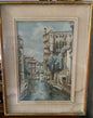 Painting. Venice oil on panel. Giuseppe Riva Ivrea, 1834 - 1916)