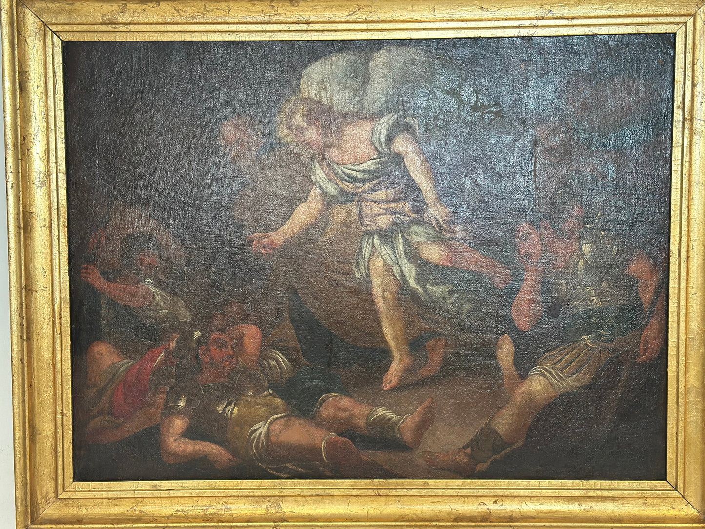 La liberazione di San Pietro olio su tela. XVII secolo