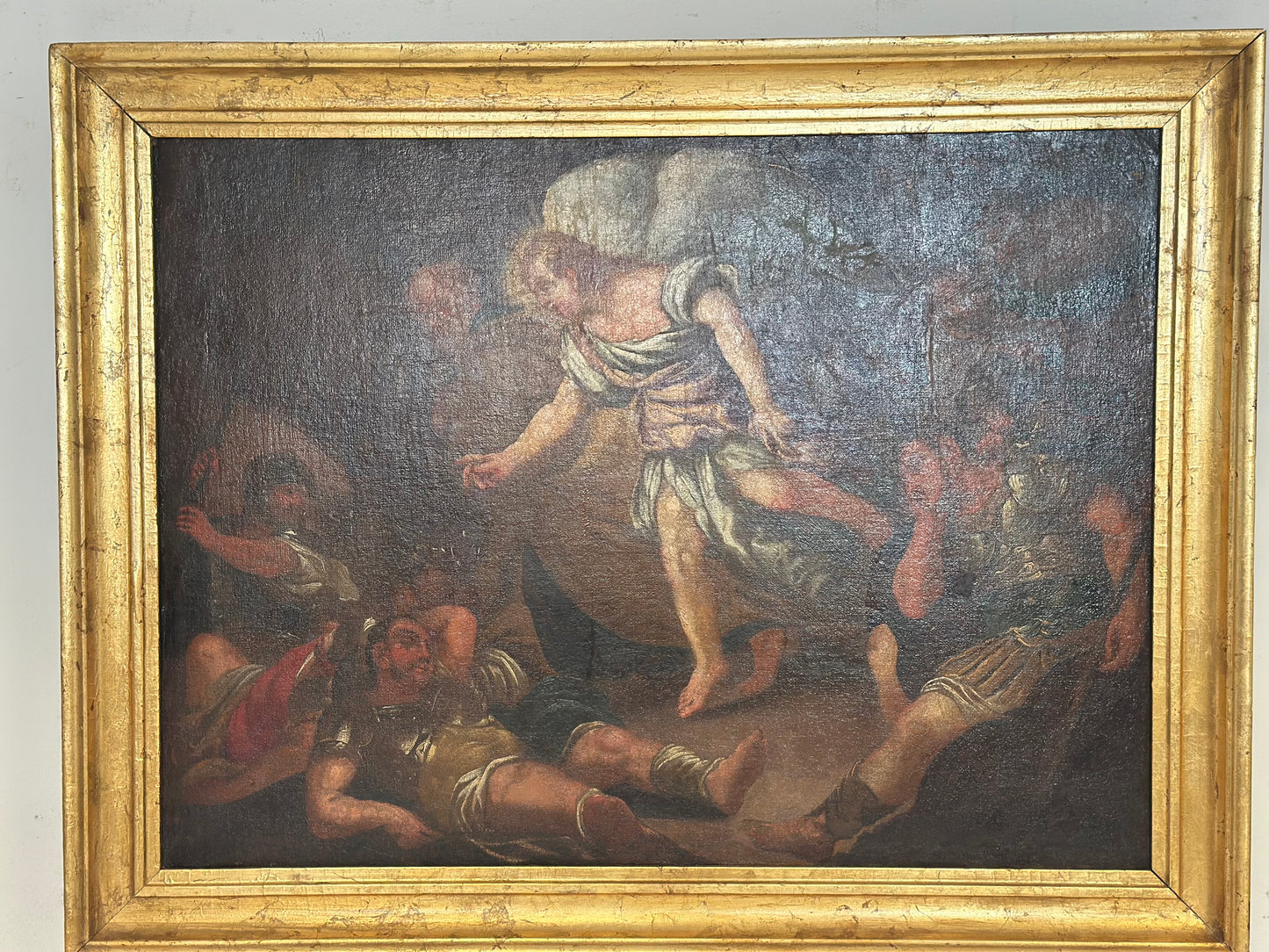 La liberazione di San Pietro olio su tela. XVII secolo