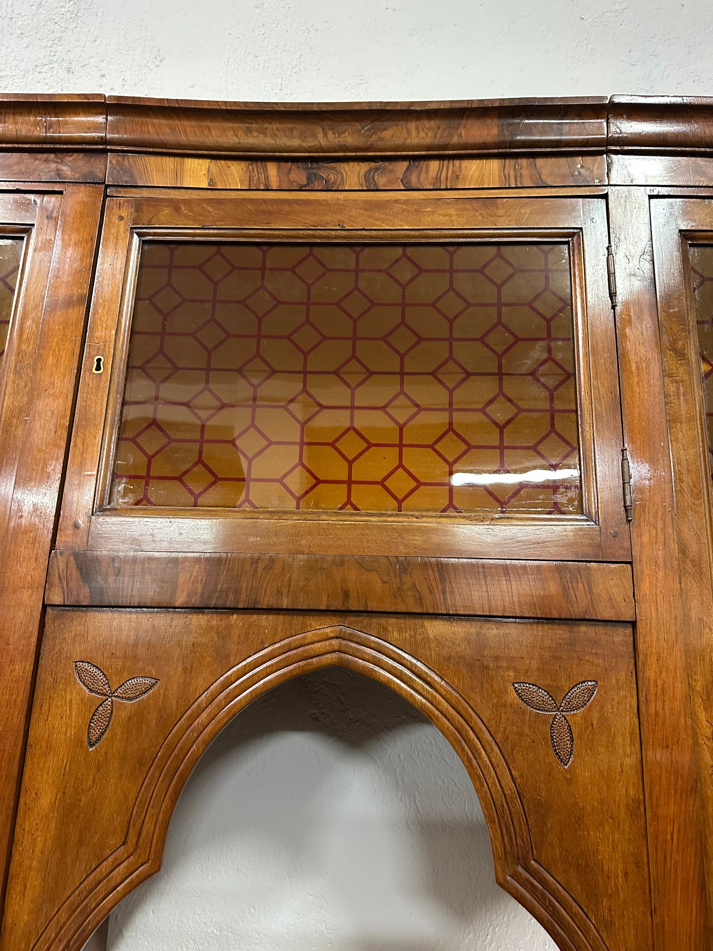 Libreria a ponte epoca Carlo X lombarda XIX secolo. Restaurata