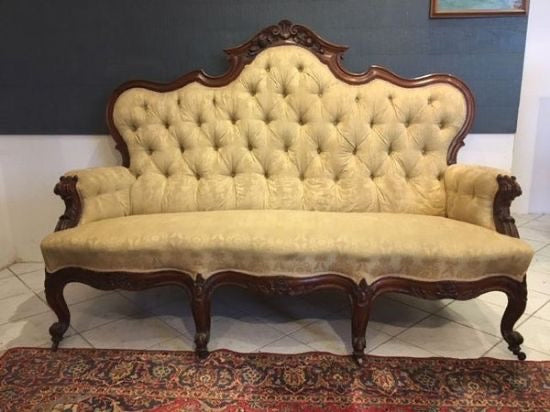 Lombard Louis Philippe sofa. 19th century
