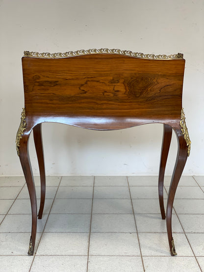Ribalta lastronata intarsiata . Napoleone III 1870