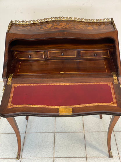 Ribalta lastronata intarsiata . Napoleone III 1870