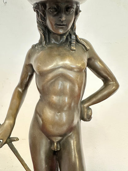 Scultura in bronzo a cera persa primi 900