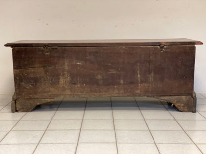 Bolognese walnut chest. 17th century