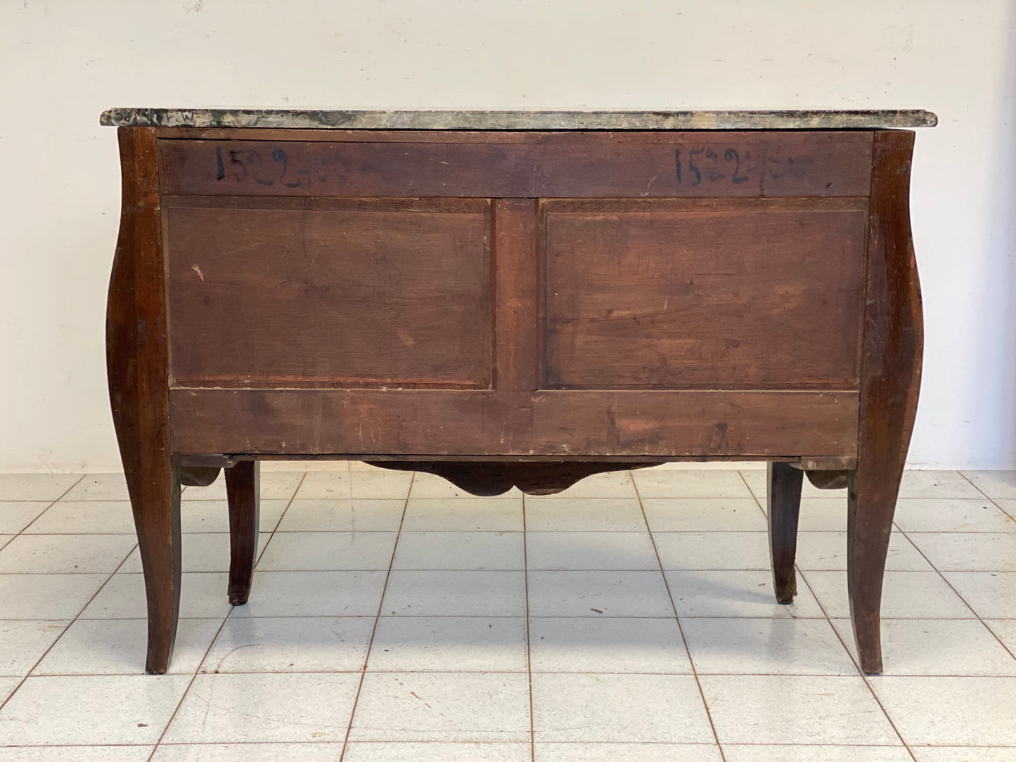 Curved chest of drawers with front and sides Napoleon III 800