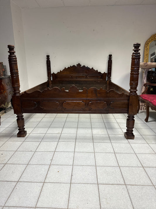 Letto matrimoniale Emiliano bolognese . XVII secolo