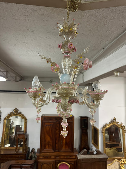Lampadario di Murano XIX secolo