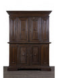 Credenza doppio corpo . Emilia Modena Bologna prima metà dell’ 600