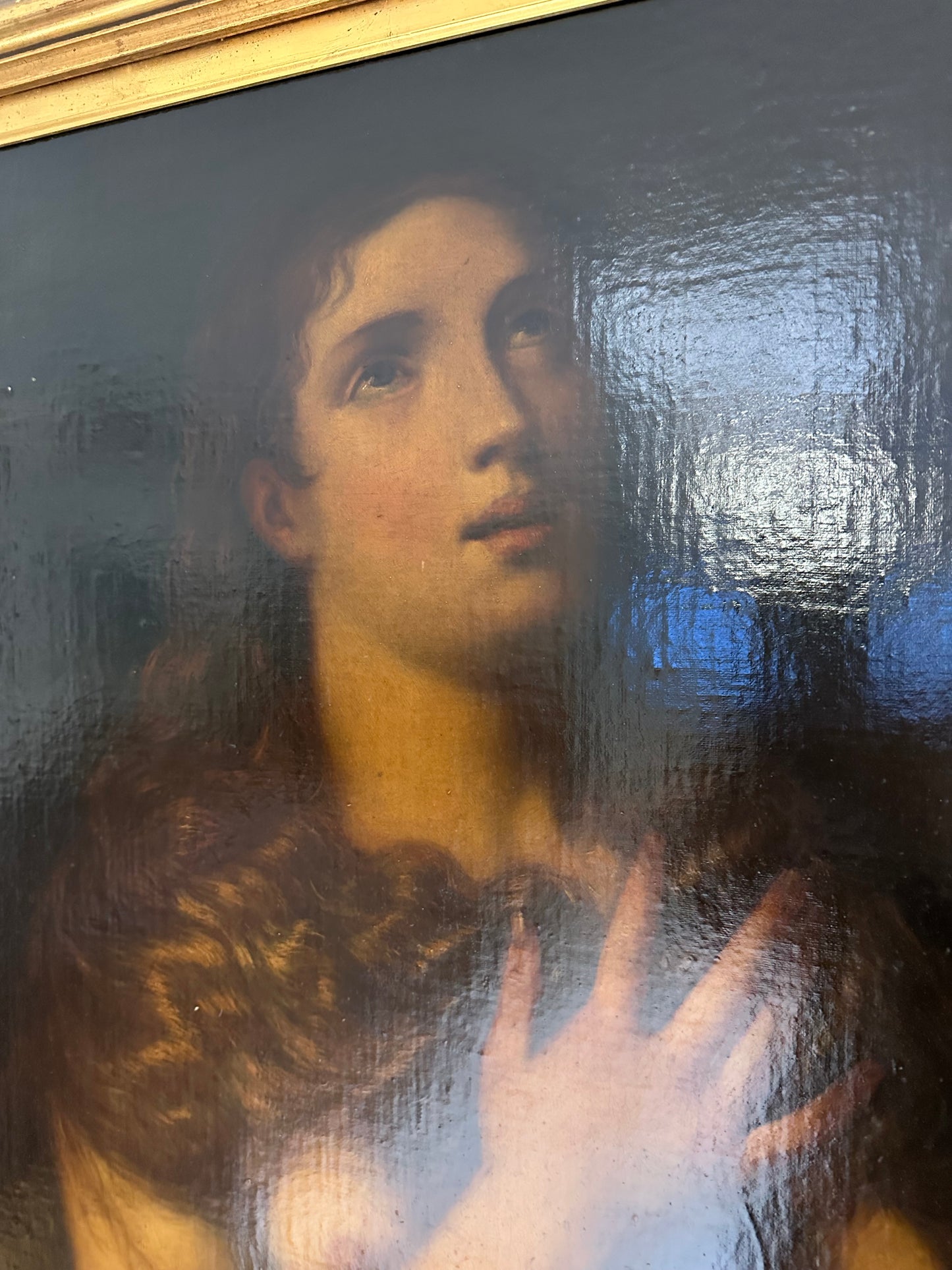 Autore: TIZIANO VECELLIO (seguace),
Soggetto: Maddalena penitente
Tecnica: (olio su tela).
Dimensioni: 90 x 70