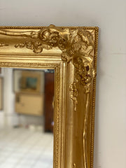 Specchiera lombarda dorata XIX secolo