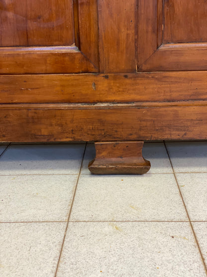 Charles X sideboard with four doors. 218 cm, 19th century