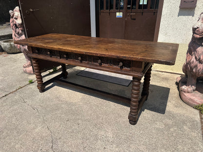 Tavolo scrittoio Luigi XIV barocco 600