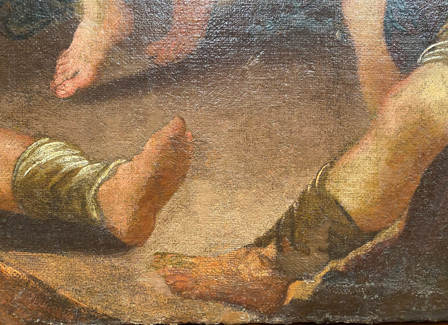 La liberazione di San Pietro olio su tela. XVII secolo
