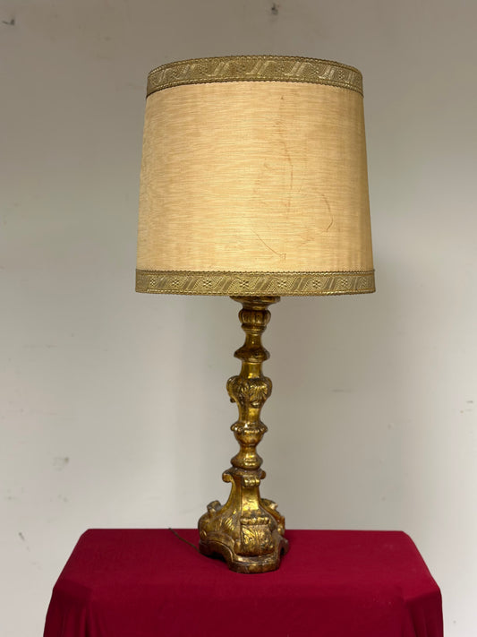 Torcera in legno intagliato e dorato  Luigi XVI fine 700