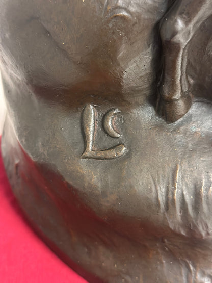 Scultura in bronzo fusione a cera persa  inizio XX secolo
