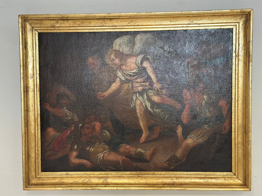 La liberazione di San Pietro olio su tela. XVII secolo