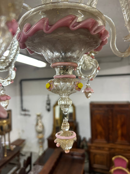 Lampadario di Murano XIX secolo