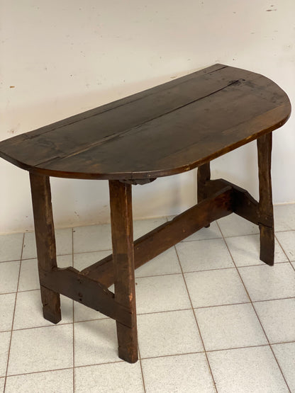 Consolle mezzo tavolo . XVIII secolo