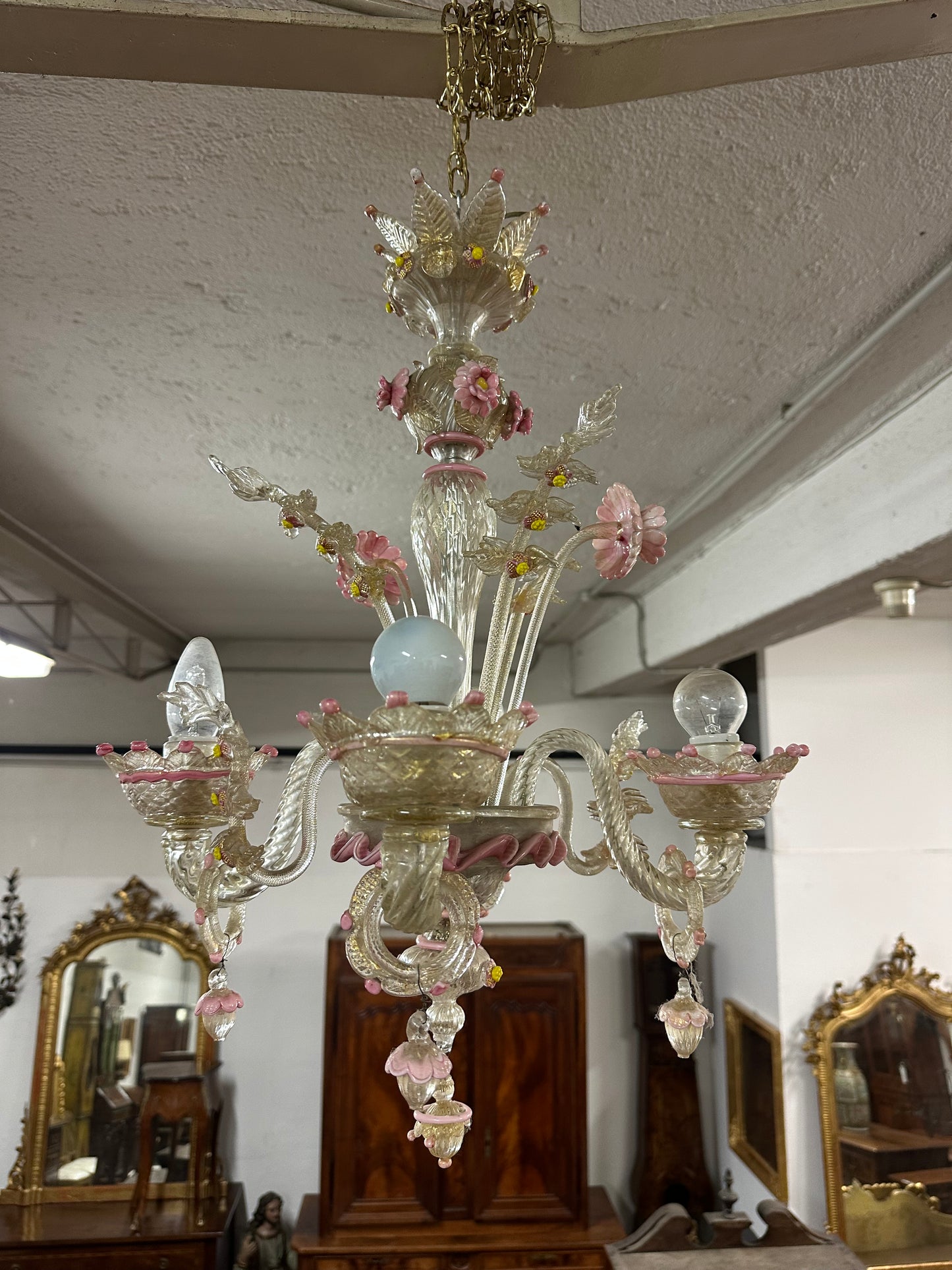 Lampadario di Murano XIX secolo