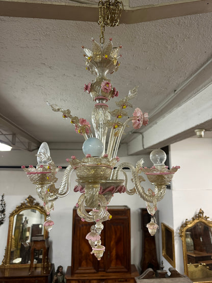 Lampadario di Murano XIX secolo