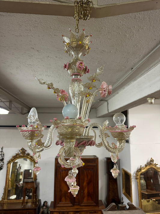 Lampadario di Murano XIX secolo