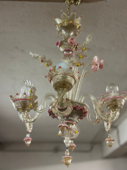 Lampadario di Murano XIX secolo