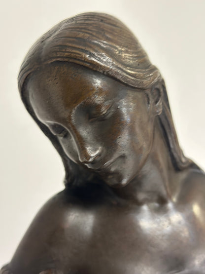 Scultura in bronzo fusione a cera persa  inizio XX secolo