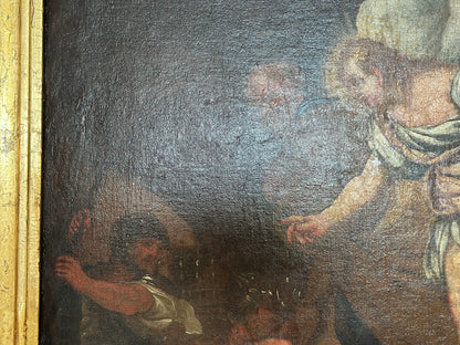 La liberazione di San Pietro olio su tela. XVII secolo