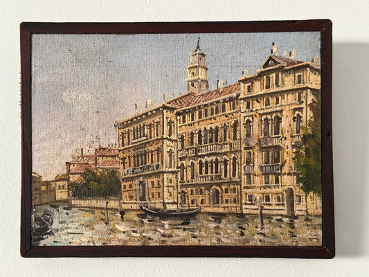 Olio su tela.   Venezia. Inizio XX secolo
