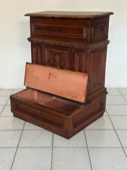 Inginocchiatoio in noce Luigi XIV Emilia 600