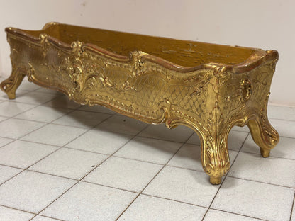 Fioriera in legno intagliato e dorato primi 800