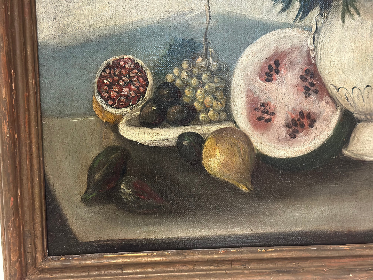 Olio su tela.  Scuola emiliana fine XVIII secolo