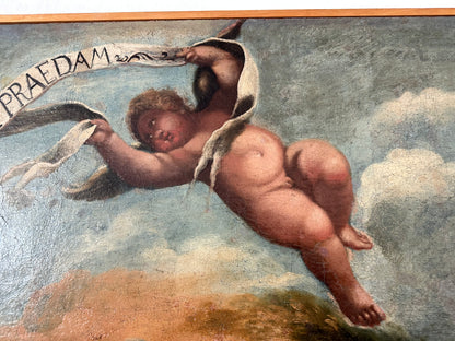 Scena biblica di caccia
Scuola  di Salvator Rosa olio su tela
fine XVII secolo