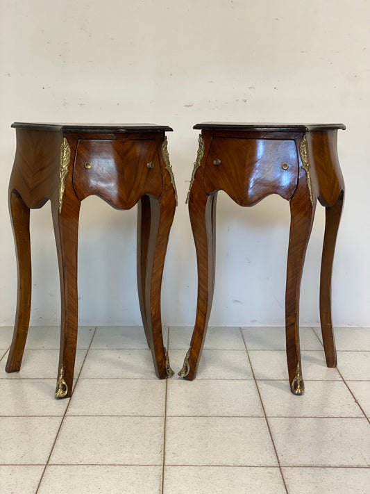 Pair of Napoleon III bedside tables