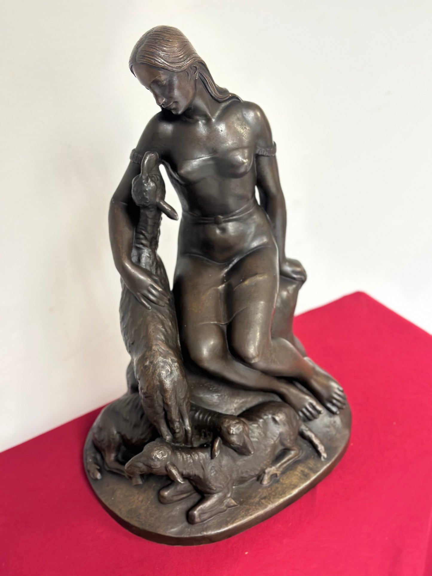 Scultura in bronzo fusione a cera persa  inizio XX secolo