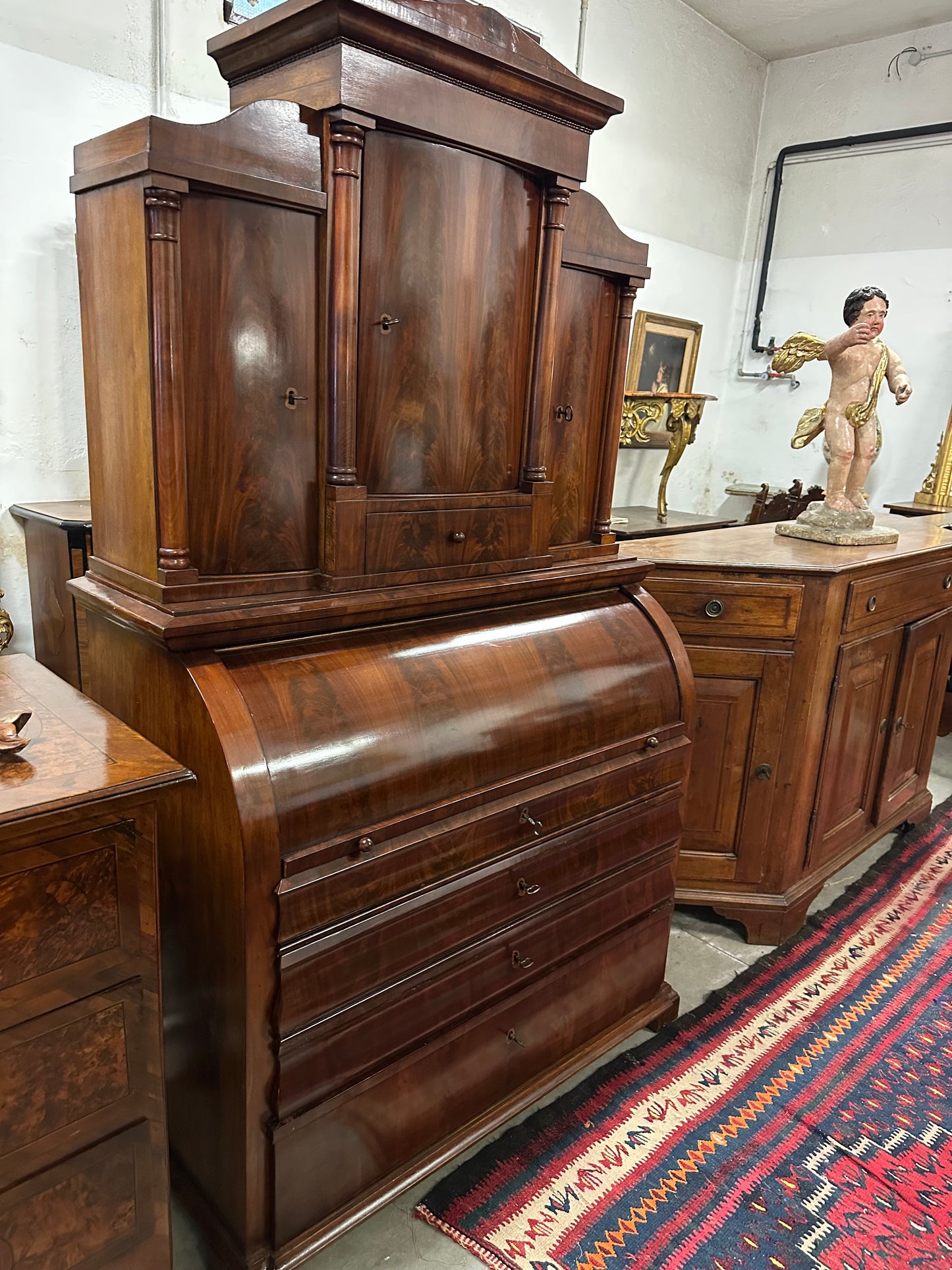 Trumeau biedermeier . Vienna primi del XIX secolo