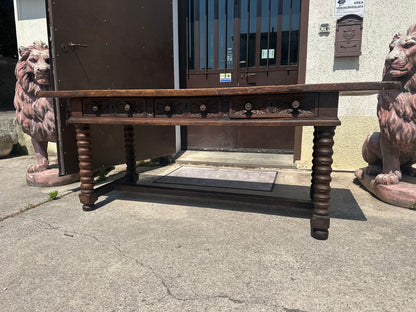 Tavolo scrittoio Luigi XIV barocco 600