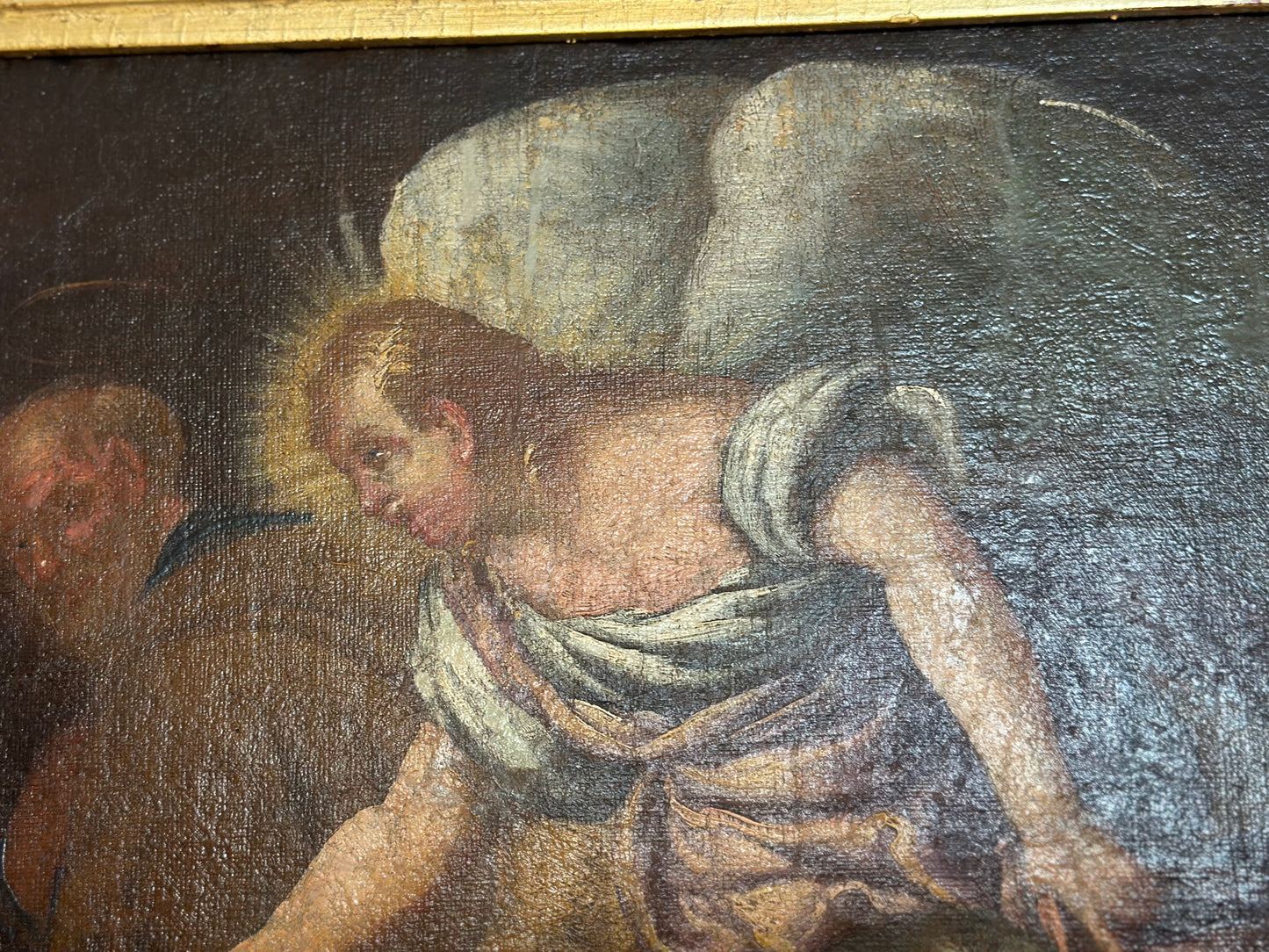 La liberazione di San Pietro olio su tela. XVII secolo