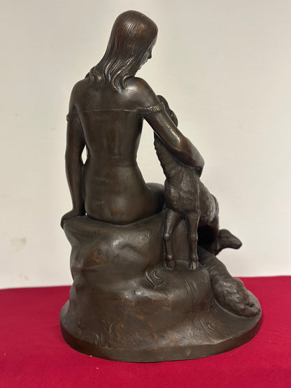Scultura in bronzo fusione a cera persa  inizio XX secolo