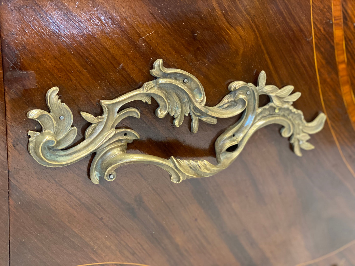 Curved chest of drawers with front and sides Napoleon III 800