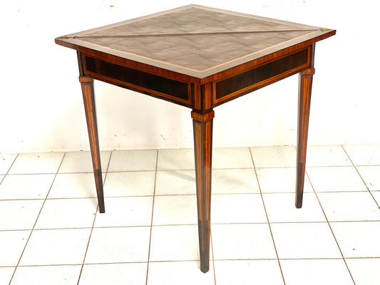 Louis XVI game table. Genoa, late 18th century.