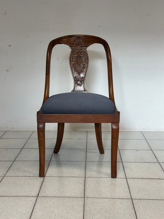 Sedia a gondola Carlo X. XIX secolo