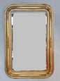 Gilded mirror with friezes. 19th century